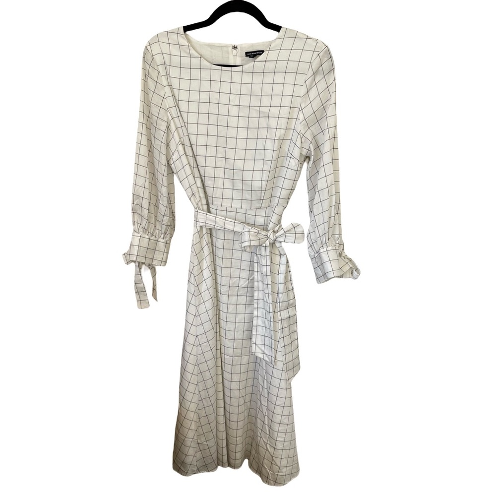 Who What Wear Midi Tie Dress